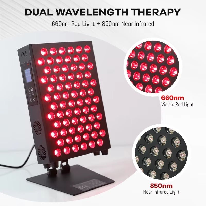 Clearer Skin. Calmer Skin. Naturally - Red Light Therapy Panel for home - TheVitalEarth