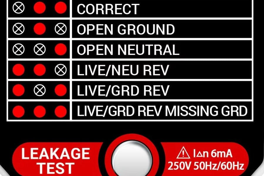USA & EU Plug Socket Tester for Grounding Products - TheVitalEarth