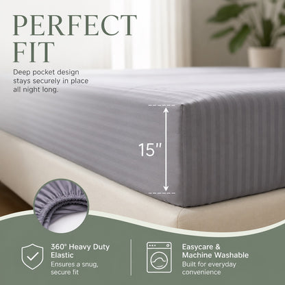 Grounding Flat Fitted Sheet