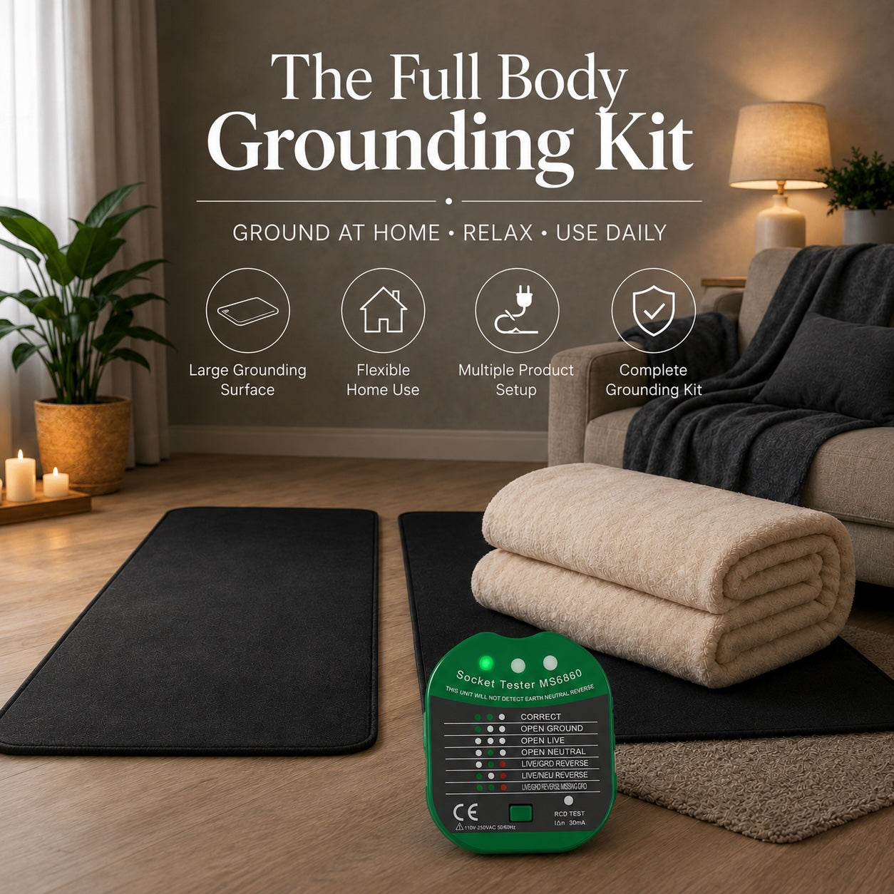 The Full Body Grounding Kit – Complete Home Grounding Bundle