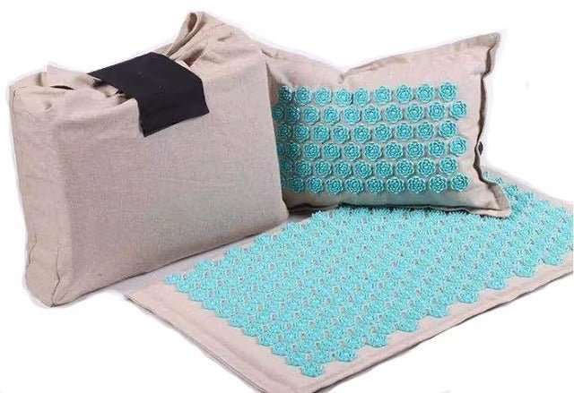 Linen Acupuncture mat and pillow set - The Vital Earth