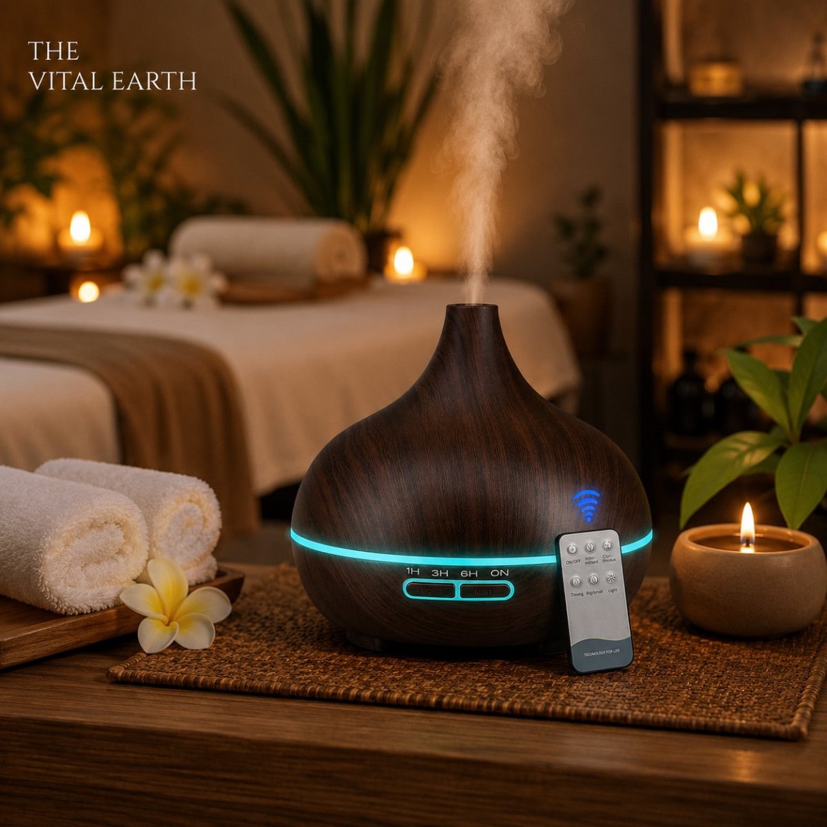 Aroma Diffuser – Large Capacity with Remote Control - TheVitalEarth