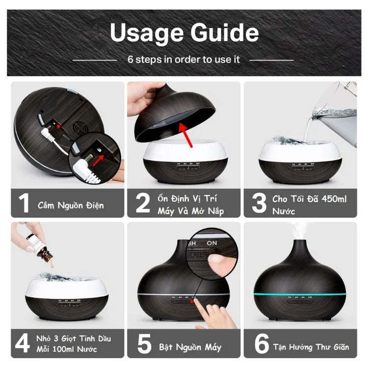 Aroma Diffuser – Large Capacity with Remote Control - TheVitalEarth