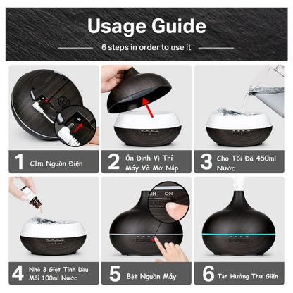 Aroma Diffuser – Large Capacity with Remote Control - TheVitalEarth