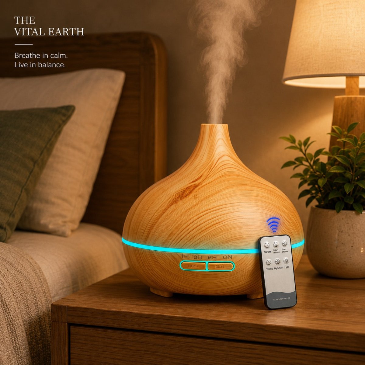 Aroma Diffuser – Large Capacity with Remote Control - TheVitalEarth