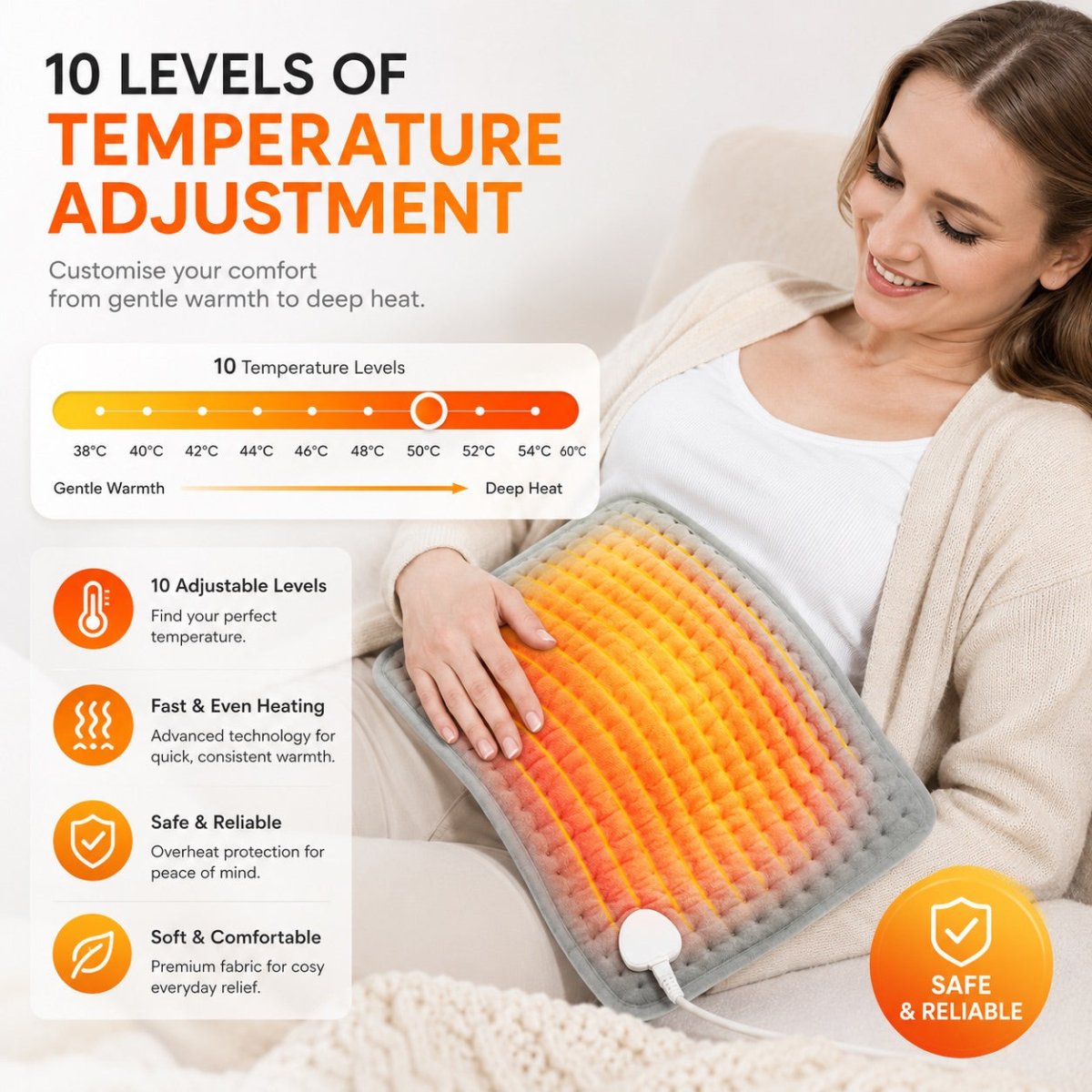 Electric Heating Pad – For Home Comfort & Everyday Use