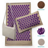 Purple Linen Acupuncture mat and pillow set - The Vital Earth
