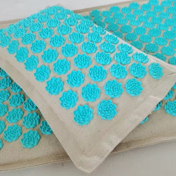 Linen Acupuncture mat and pillow set - The Vital Earth