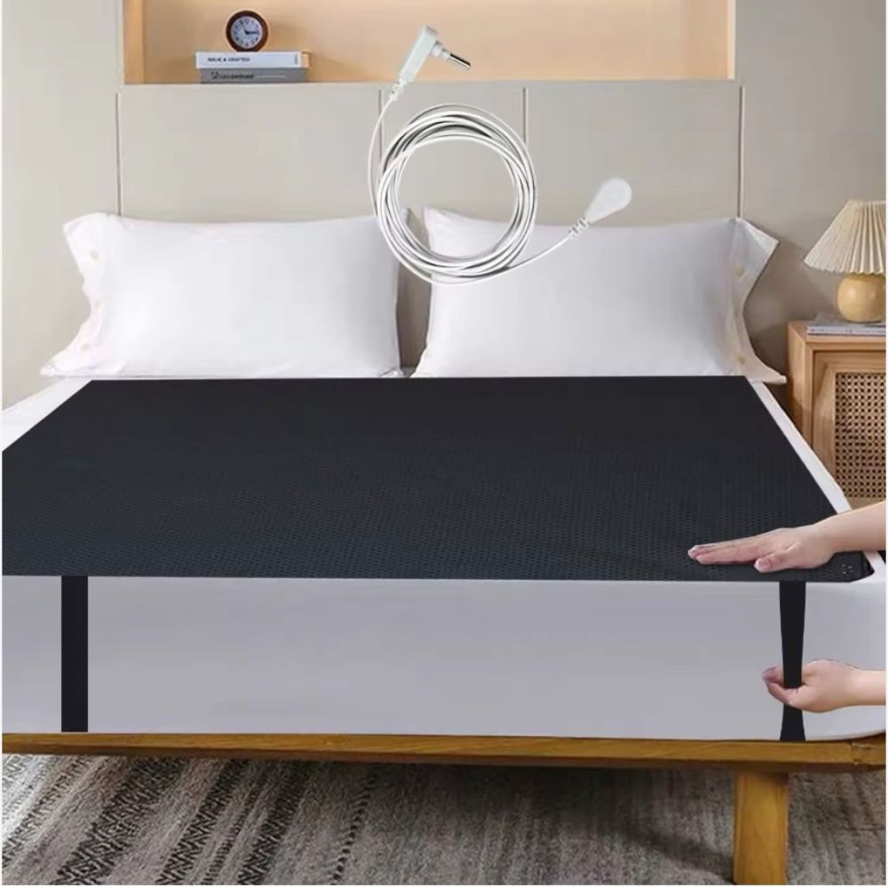 Full Body Grounding Mattress Cover (Best for Deep Sleep) - TheVitalEarth