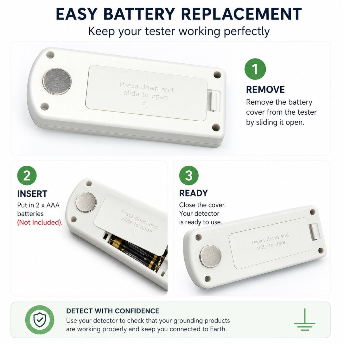 Grounding Continuity Tester – Grounding Product Tester - Fast Safety Check - The Vital Earth