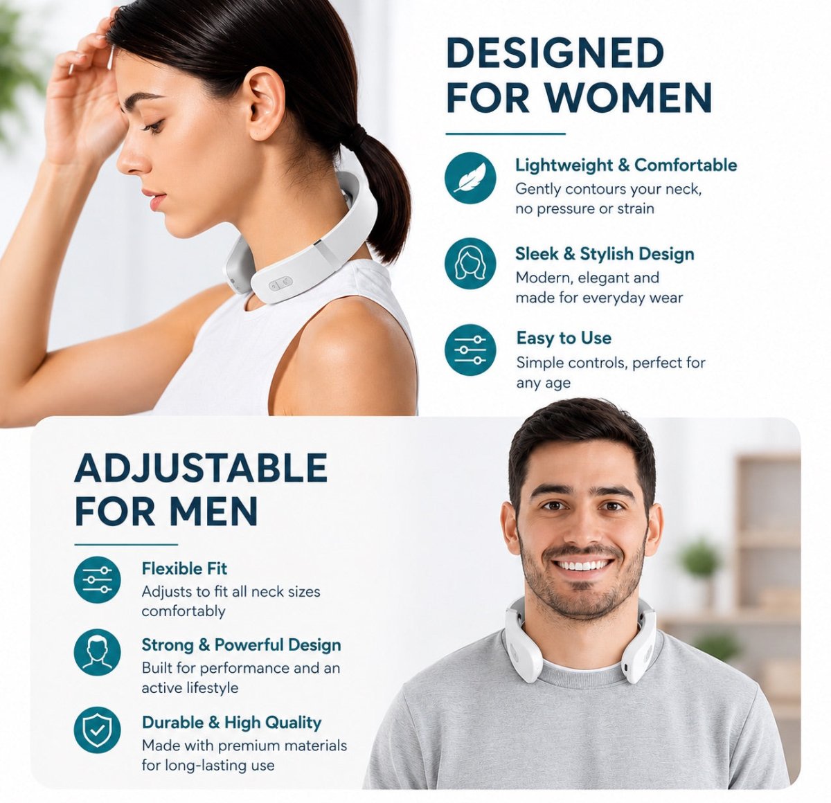 Neck Massager – For Neck & Shoulder Use - TheVitalEarth