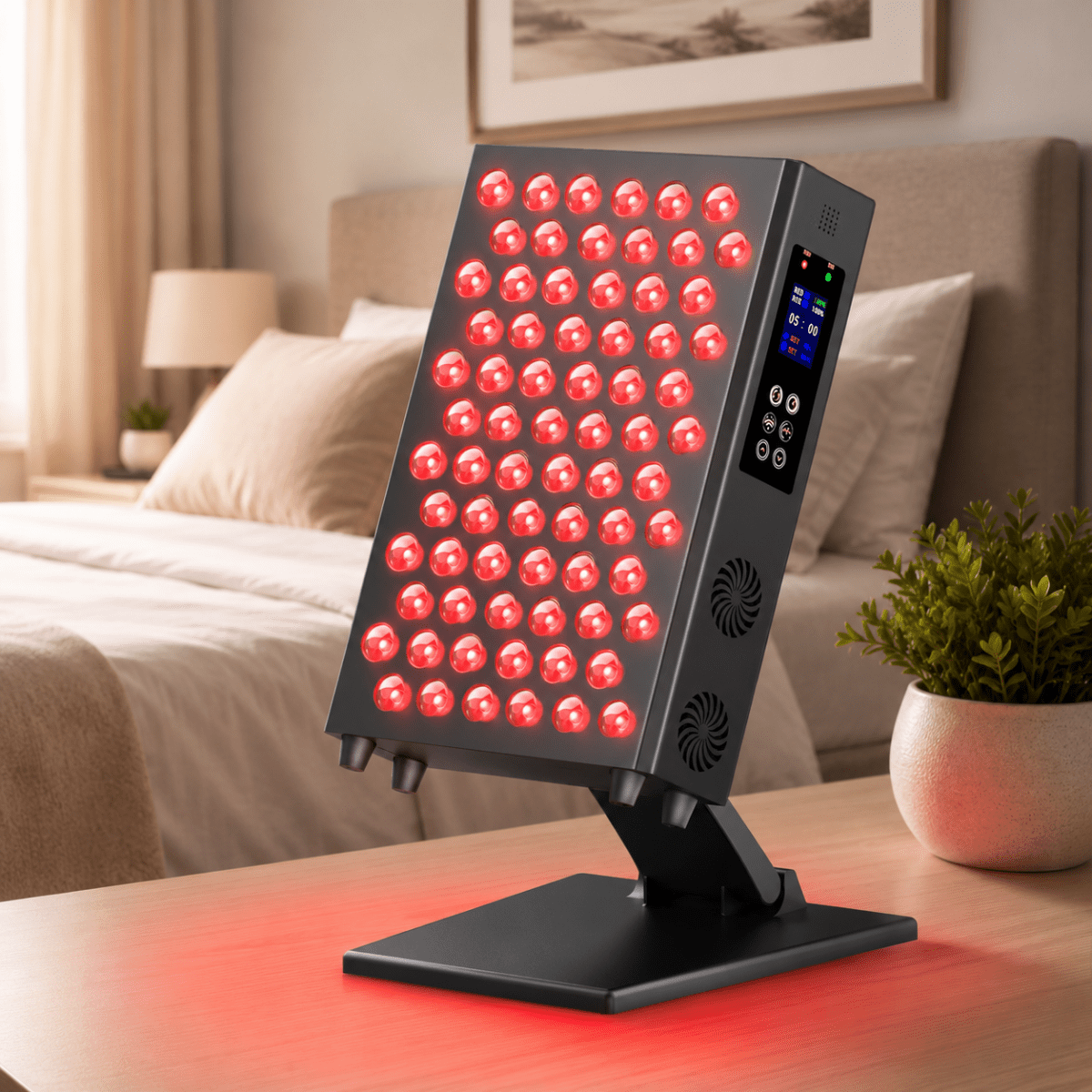 Clearer Skin. Calmer Skin. Naturally - Red Light Therapy Panel for home - TheVitalEarth