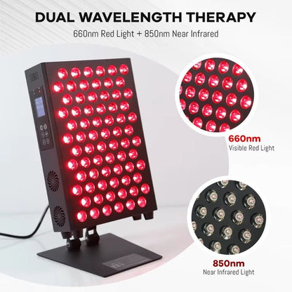 Clearer Skin. Calmer Skin. Naturally - Red Light Therapy Panel for home - TheVitalEarth