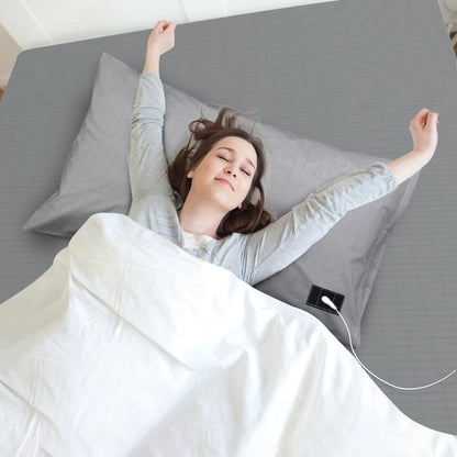 Soft Cotton Grounding Pillowcase - Grey or White