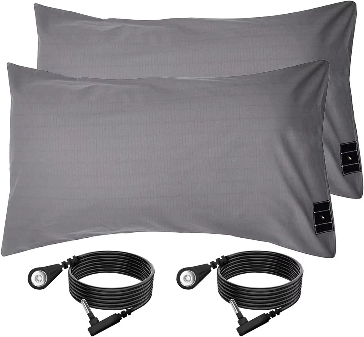 Soft Cotton Grounding Pillowcase - Grey or White