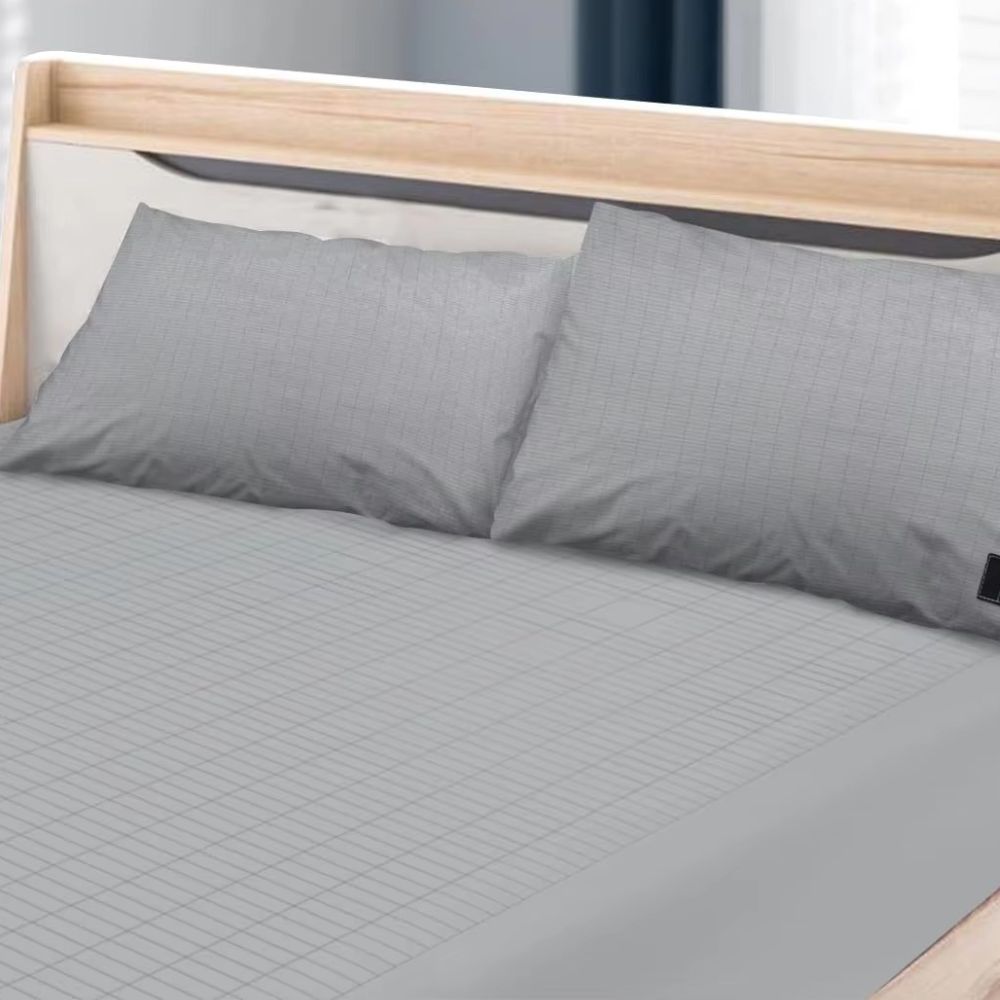 Soft Cotton Grounding Pillowcase - Grey or White