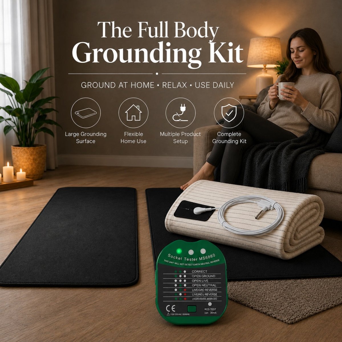 The Full Body Grounding Kit - Discount Bundle - Grounding Bundle - TheVitalEarth