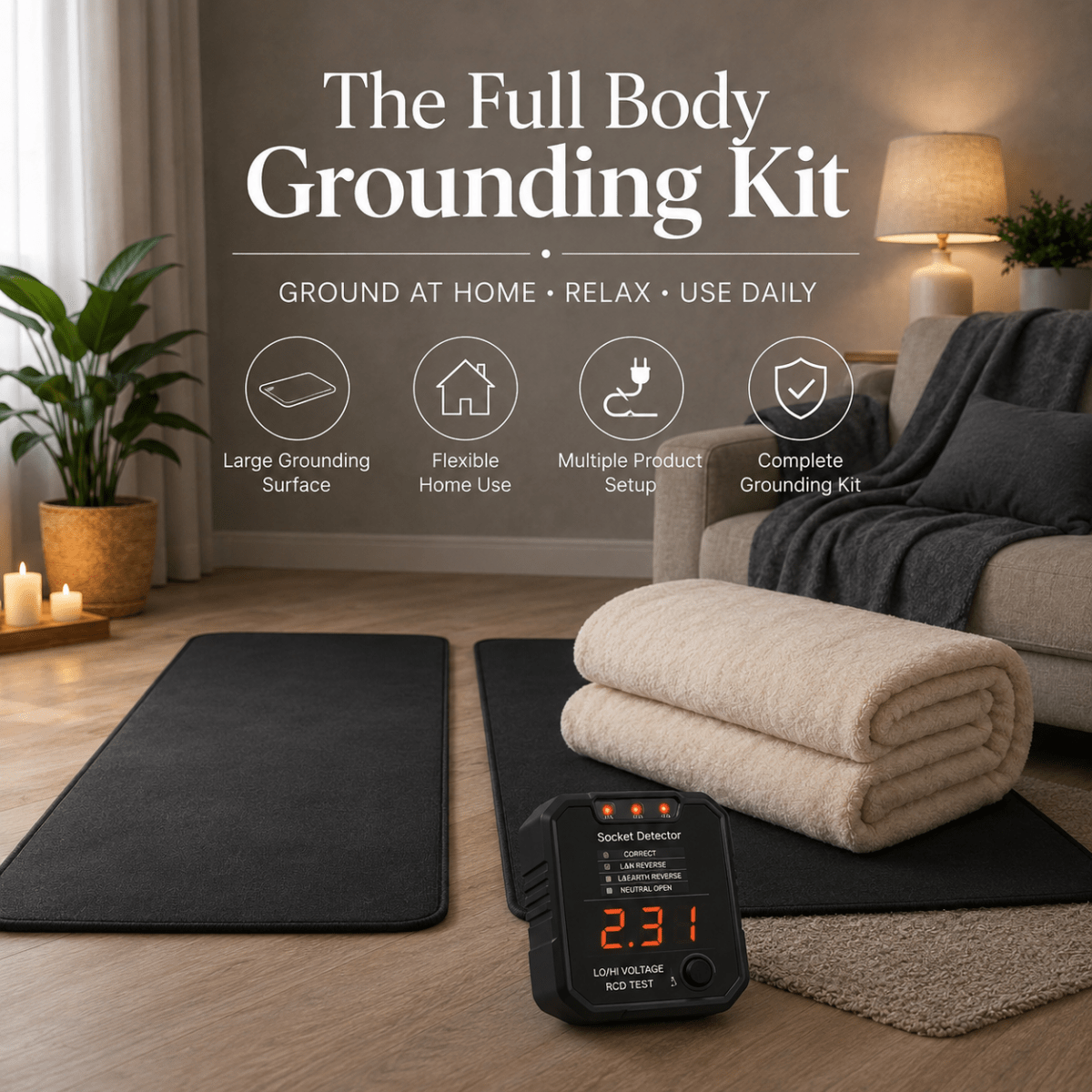 The Full Body Grounding Kit – Complete Home Grounding Bundle - TheVitalEarth