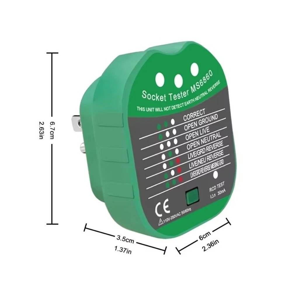 UK Plug Socket Tester for Grounding Products - The Vital Earth
