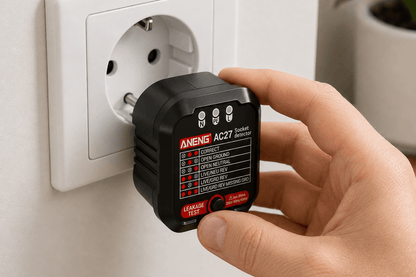 USA & EU Plug Socket Tester for Grounding Products - TheVitalEarth