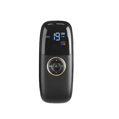 An LED light therapy face mask remote control